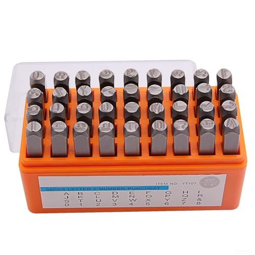 Umfassendes 36-teiliges Stanzwerkzeug-Set für Präzision in jedem Projekt (5 mm) von Jurtmy