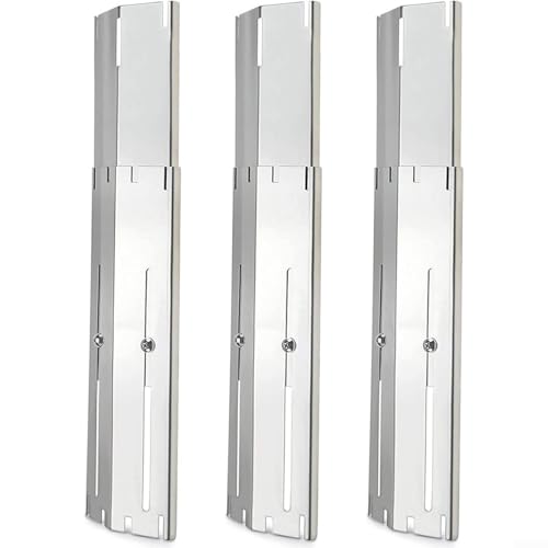Verstellbare Hitzeschild-Platten, 3-teiliges Edelstahl-Set für verbesserte Grilleffizienz von Jurtmy