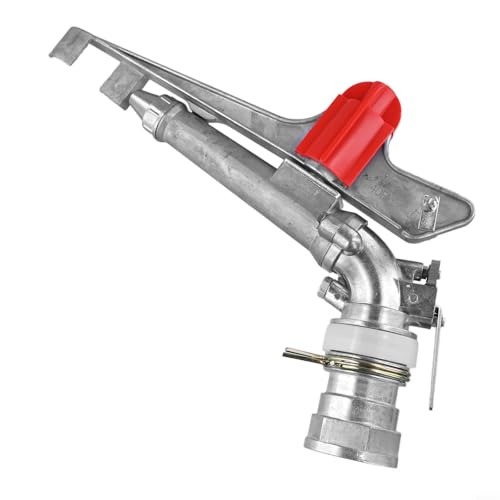 Verstellbarer Landwirtschaftlicher Bewässerungssprinkler Rotierend für Garten Rasen Zinklegierung 25-360 Grad Winkel 26-36 Meter Reichweite von Jurtmy