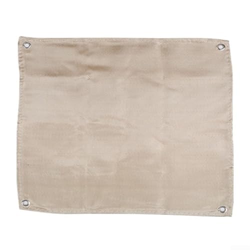 Wärmedämmende Grillmatte, flammhemmend, Glasfaser-Pad für sicheres Kochen im Freien (45 x 45 cm) von Jurtmy