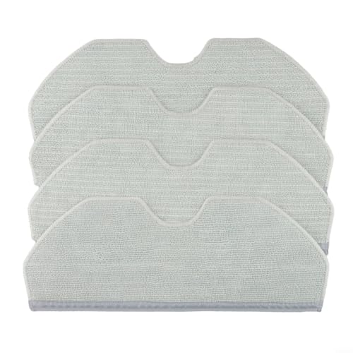 Wischmopp-Kleidungs-Set für alle Ihre Bedürfnisse zu Hause, passt perfekt auf die neuesten Roboter-Staubsauger (4er-Pack) von Jurtmy