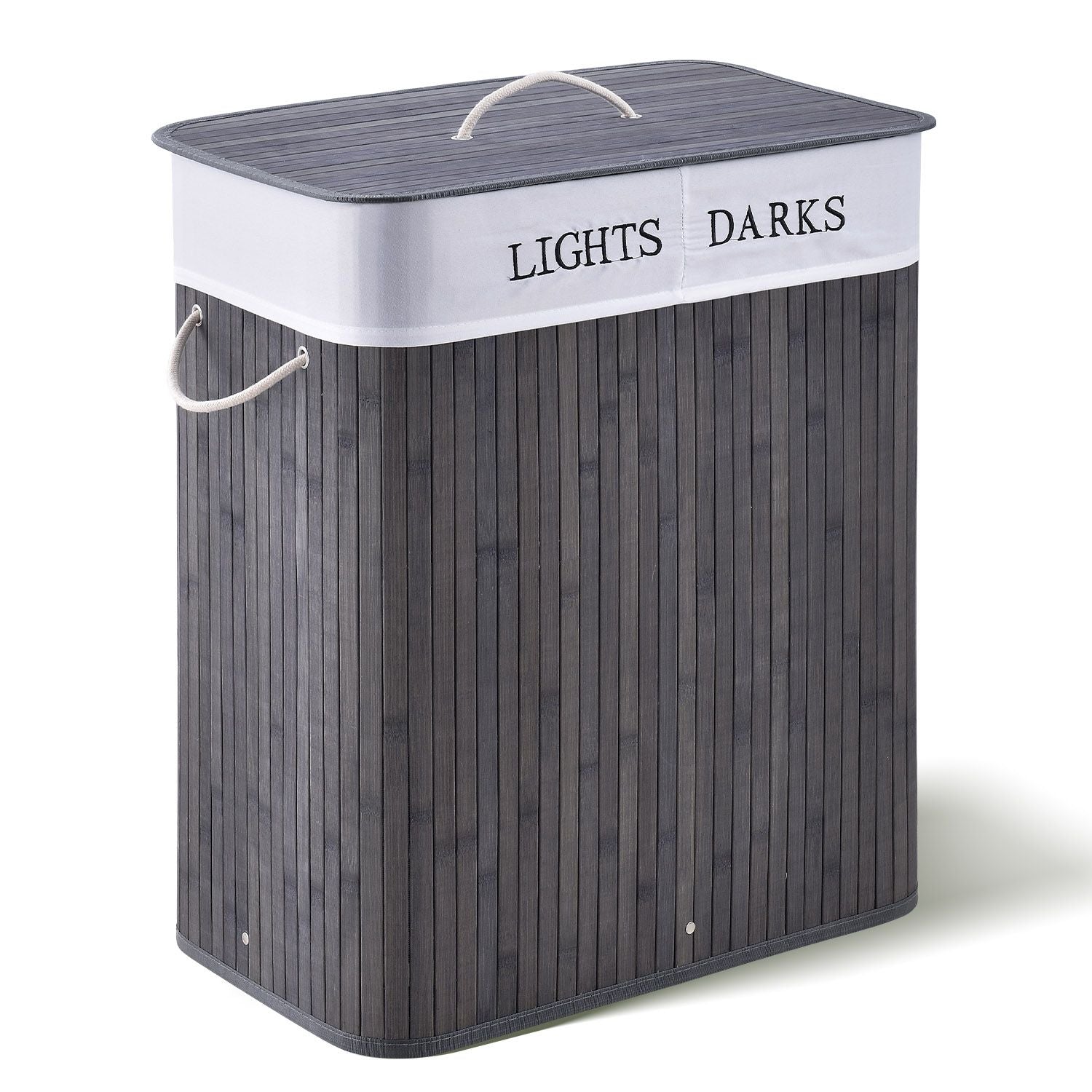 Bambus Wäschekorb Curly Bambus Wäschekorb Curly von Juskys