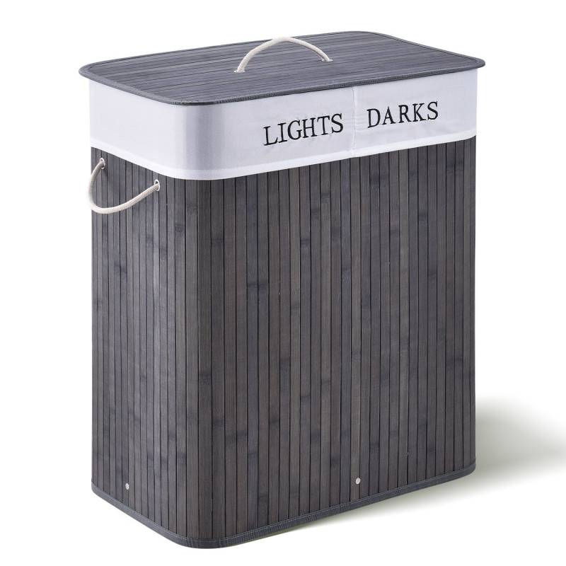 Bambus Wäschekorb Curly Bambus Wäschekorb Curly von Juskys