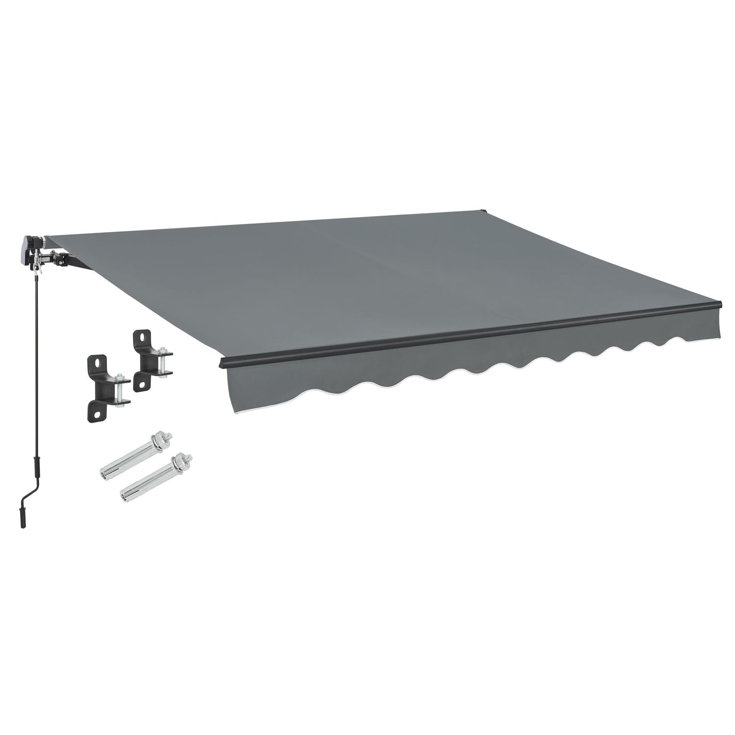 Gelenkarmmarkise mit Kurbel Gelenkarmmarkise mit Kurbel von Juskys