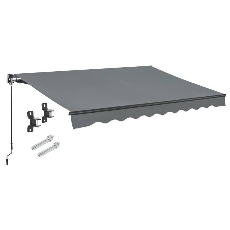 Gelenkarmmarkise mit Kurbel Gelenkarmmarkise mit Kurbel von Juskys