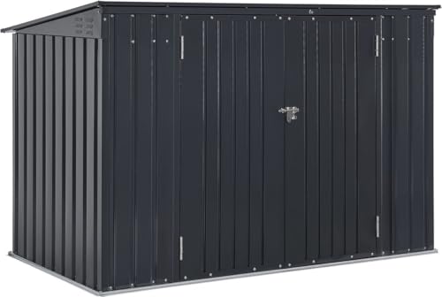 Juskys 3er Mülltonnenbox Namur 3 x 120 Liter Tonnen - 2m² - 2 Türen - Metall Mülltonnenverkleidung Müllbox Müllhaus Aufbewahrungsbox Juskys 3er Mülltonnenbox Namur 3 x 120 Liter Tonnen - 2m² - 2 Türen - Metall Mülltonnenverkleidung Müllbox Müllhaus Aufbewahrungsbox von Juskys