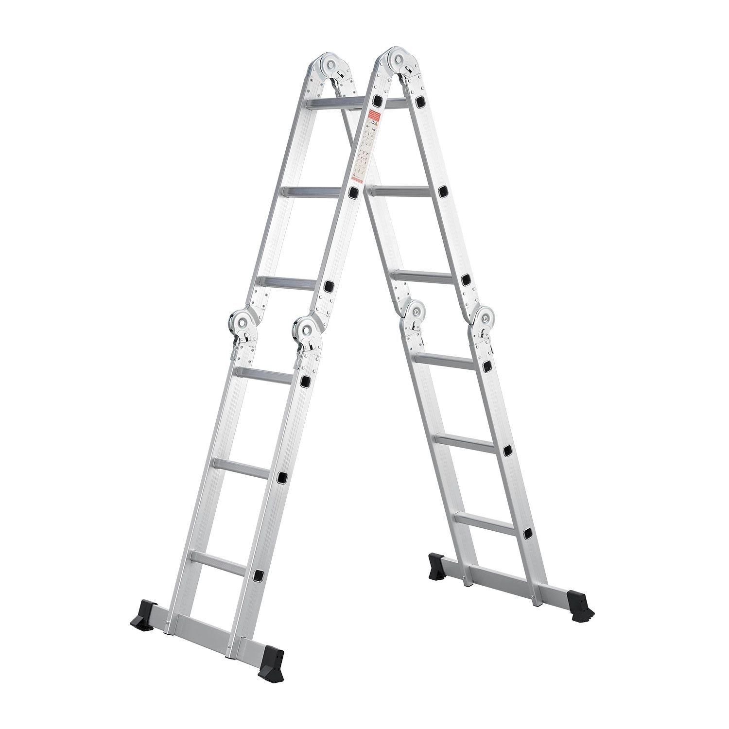Juskys Aluminium Multifunktionsleiter 3,6m Tragfähigkeit bis 150 kg von Juskys