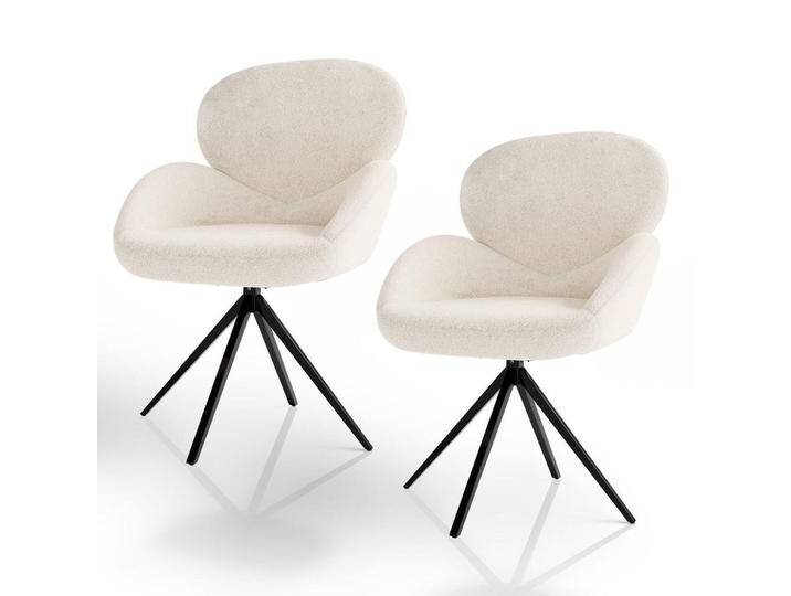 Juskys DREHSTUHL, Creme, 59x90x65 cm, Esszimmer, Stühle, Esszimmerstühle, Vierfußstühle Juskys DREHSTUHL, Creme, 59x90x65 cm, Esszimmer, Stühle, Esszimmerstühle, Vierfußstühle von Juskys