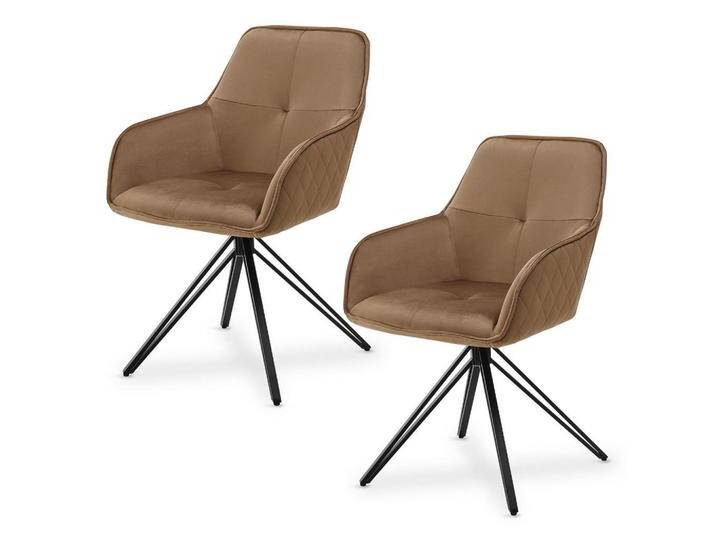 Juskys DREHSTUHL, Hellbraun, 57x85x61 cm, Esszimmer, Stühle, Esszimmerstühle, Vierfußstühle Juskys DREHSTUHL, Hellbraun, 57x85x61 cm, Esszimmer, Stühle, Esszimmerstühle, Vierfußstühle von Juskys