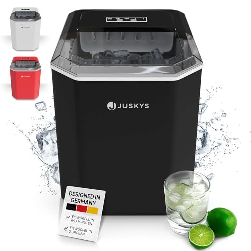 Juskys Eiswürfelmaschine IceOracle - Cocktail Eiswürfel in 6-13 min - Mini Eiswürfelbereiter für 12 kg/Tag - Großer Eiswürfelbehälter - Schwarz Juskys Eiswürfelmaschine IceOracle - Cocktail Eiswürfel in 6-13 min - Mini Eiswürfelbereiter für 12 kg/Tag - Großer Eiswürfelbehälter - Schwarz von Juskys