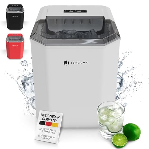 Juskys Eiswürfelmaschine IceOracle - Cocktail Eiswürfel in 6-13 min - Mini Eiswürfelbereiter für 12 kg/Tag - Großer Eiswürfelbehälter - Weiß Juskys Eiswürfelmaschine IceOracle - Cocktail Eiswürfel in 6-13 min - Mini Eiswürfelbereiter für 12 kg/Tag - Großer Eiswürfelbehälter - Weiß von Juskys