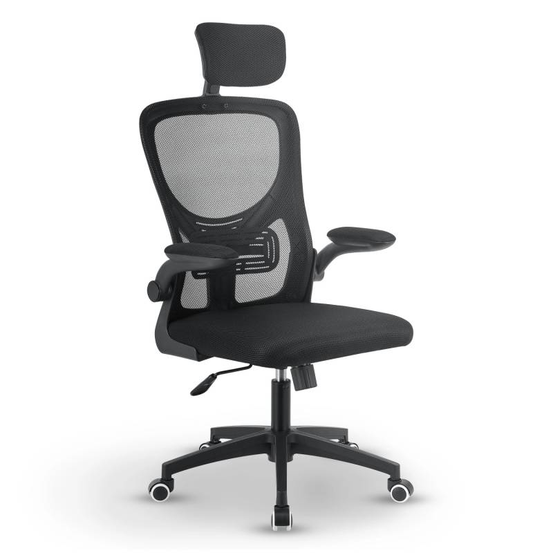 Juskys Ergonomischer Bürostuhl Baltimore Schwarz von Juskys