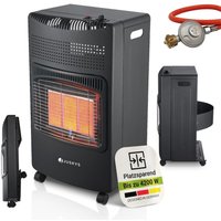 Juskys Gasheizung GS42US – Gasheizstrahler in Schwarz - Infrarot-Heizstrahler bis 4200 W für Terrasse & Outdoor – mobiles Heizgerät mit Keramikplatten Juskys Gasheizung GS42US – Gasheizstrahler in Schwarz - Infrarot-Heizstrahler bis 4200 W für Terrasse & Outdoor – mobiles Heizgerät mit Keramikplatten von Juskys
