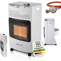 Juskys Gasheizung GS42US – Gasheizstrahler in Weiß - Infrarot-Heizstrahler bis 4200 W für Terrasse & Outdoor – mobiles Heizgerät mit Keramikplatten Juskys Gasheizung GS42US – Gasheizstrahler in Weiß - Infrarot-Heizstrahler bis 4200 W für Terrasse & Outdoor – mobiles Heizgerät mit Keramikplatten von Juskys