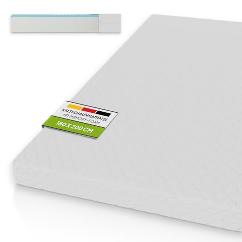 Juskys Kaltschaummatratze 180x200 cm, atmungsaktiv & antibakteriell, Bezug abziehbar & waschbar, Härtegrad H3, 16 cm Höhe - Matratze aus Kaltschaum Juskys Kaltschaummatratze 180x200 cm, atmungsaktiv & antibakteriell, Bezug abziehbar & waschbar, Härtegrad H3, 16 cm Höhe - Matratze aus Kaltschaum von Juskys