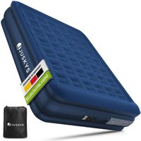 Juskys - Luftmatratze Sapri l in Blau - 2 Personen Luftbett selbstaufblasend - aufblasbare Matratze als Gästebett oder Camping - integrierter Pumpe Juskys - Luftmatratze Sapri l in Blau - 2 Personen Luftbett selbstaufblasend - aufblasbare Matratze als Gästebett oder Camping - integrierter Pumpe von Juskys