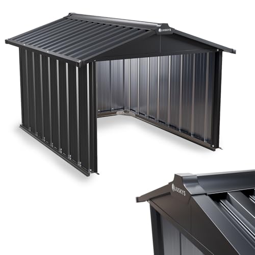 Juskys Metall Mähroboter Garage mit Satteldach - 75x85x63 cm - Sonnen- & Regenschutz für Rasenmäher - anthrazit - Rasenroboter Carport Juskys Metall Mähroboter Garage mit Satteldach - 75x85x63 cm - Sonnen- & Regenschutz für Rasenmäher - anthrazit - Rasenroboter Carport von Juskys