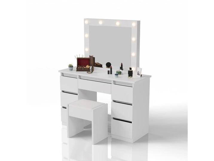 Juskys SCHMINKTISCH, Weiß, Holz, 110x141x40 cm, Schlafzimmer, Schminktische Juskys SCHMINKTISCH, Weiß, Holz, 110x141x40 cm, Schlafzimmer, Schminktische von Juskys