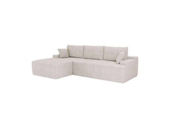 Juskys SOFA, Beige, 250x155 cm, Wohnzimmer, Sofas & Couches, Wohnlandschaften, Ecksofas von Juskys