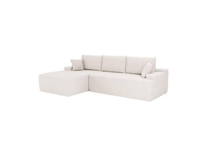 Juskys SOFA, Creme, 250x155 cm, Wohnzimmer, Sofas & Couches, Wohnlandschaften, Ecksofas von Juskys
