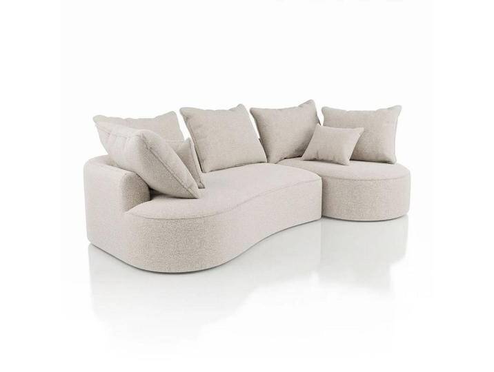 Juskys SOFA, Creme, 300x102 cm, Wohnzimmer, Sofas & Couches, Wohnlandschaften, Ecksofas von Juskys