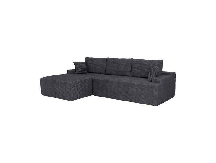 Juskys SOFA, Dunkelgrau, 250x155 cm, Wohnzimmer, Sofas & Couches, Wohnlandschaften, Ecksofas von Juskys