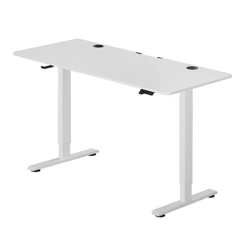 Juskys Schreibtisch Office Stand 120 x 60 cm Weiß von Juskys