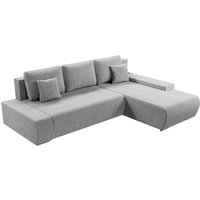 Juskys Sofa Iseo Rechts mit Schlaffunktion - Stoff Couch L Form für Wohnzimmer, bequem, ausziehbar - Schlafsofa Ecksofa Eckcouch Schlafcouch Hellgrau Juskys Sofa Iseo Rechts mit Schlaffunktion - Stoff Couch L Form für Wohnzimmer, bequem, ausziehbar - Schlafsofa Ecksofa Eckcouch Schlafcouch Hellgrau von Juskys