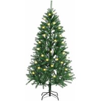 Juskys - künstlicher Weihnachtsbaum - Baum mit led Beleuchtung & Ständer - Tannenbaum naturgetreu für drinnen - Christbaum künstlich - 210 cm von Juskys