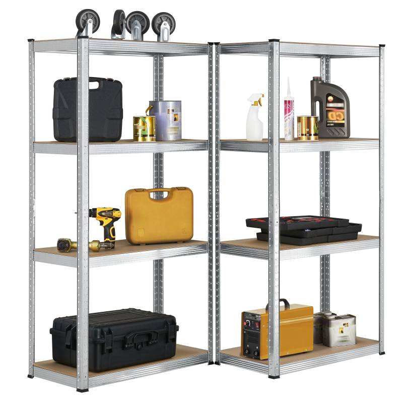 Lagerregal Easy 2er Set 160 x 80 x 40 cm von Juskys