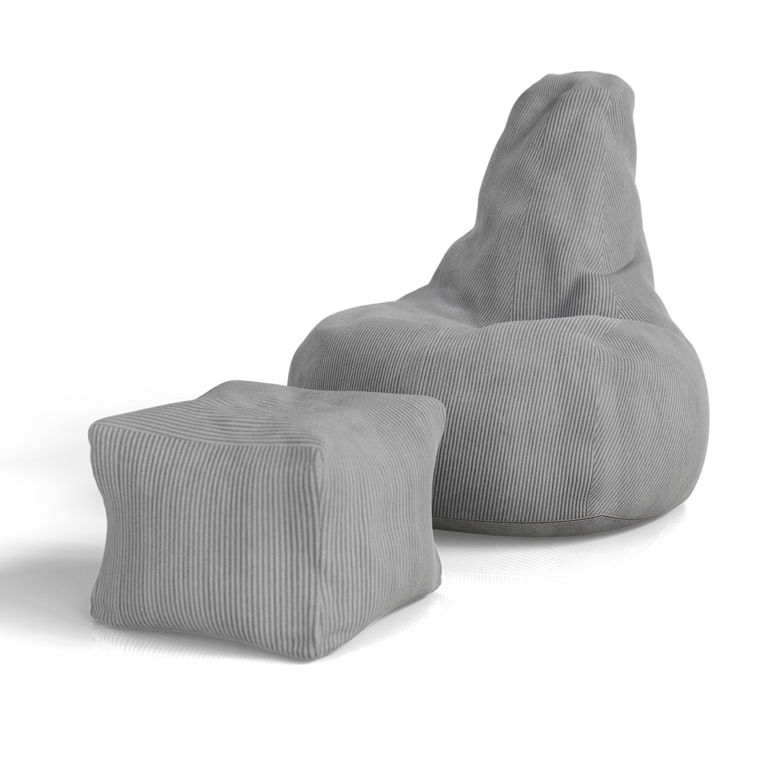 Sitzsack Chillex mit Hocker von Juskys