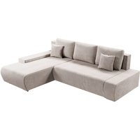 Sofa Iseo Links mit Schlaffunktion - Stoff Couch l Form für Wohnzimmer, bequem, ausziehbar - Schlafsofa Ecksofa Eckcouch Schlafcouch Beige - Juskys Sofa Iseo Links mit Schlaffunktion - Stoff Couch l Form für Wohnzimmer, bequem, ausziehbar - Schlafsofa Ecksofa Eckcouch Schlafcouch Beige - Juskys von Juskys