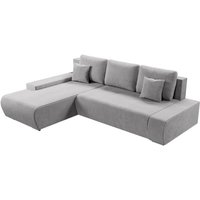 Sofa Iseo Links mit Schlaffunktion - Stoff Couch l Form für Wohnzimmer, bequem, ausziehbar - Schlafsofa Ecksofa Eckcouch Schlafcouch Hellgrau - Juskys Sofa Iseo Links mit Schlaffunktion - Stoff Couch l Form für Wohnzimmer, bequem, ausziehbar - Schlafsofa Ecksofa Eckcouch Schlafcouch Hellgrau - Juskys von Juskys
