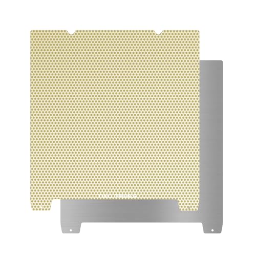 Jusnboir Doppelseitig Texturiert PEI Druckplatte 235 x 235 mm, Wabenförmig Spring Steel Druckbett für Ender 3/Ender 3 Pro/Ender 3 V2/3 V2 Neo/Ender 3 Neo 3D Drucker Zubehör von Jusnboir