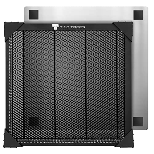 Laser Waben Arbeitstisch Honeycomb Wabenplatten für CO2 Laser Graviermaschine 400 x 400 x 22 mm Honeycomb Table mit Aluminiumplatte Laser Wabentisch von Jusnboir