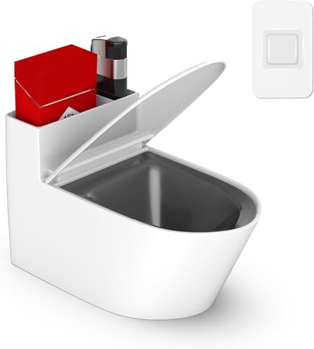 Juspota Aschenbecher, Winddichter Wasserdichter Aschenbecher, Toilettenförmig Aschenbecher mit Deckel für Zuhause, WC, Büro, Outdoor, Wandmontage Juspota Aschenbecher, Winddichter Wasserdichter Aschenbecher, Toilettenförmig Aschenbecher mit Deckel für Zuhause, WC, Büro, Outdoor, Wandmontage von Juspota
