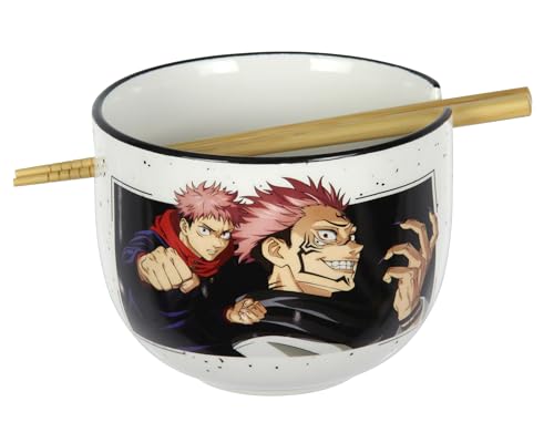 JUJUTSU KAISEN - Bol à Ramen avec Baguette 470ml - Sukuna & Yuji von Just Funky