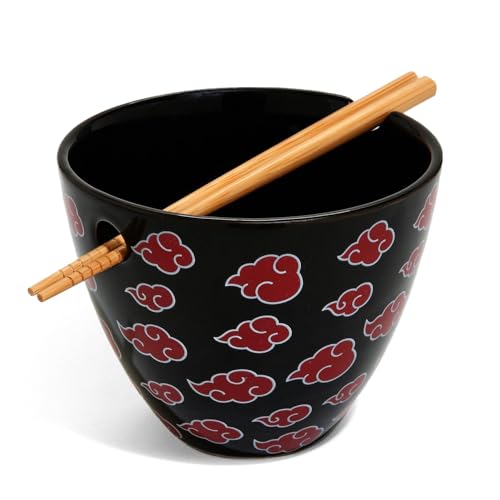 JUST FUNKY NARUTO - Bol à Ramen avec Baguette 470ml - Akatsuki Logo JUST FUNKY NARUTO - Bol à Ramen avec Baguette 470ml - Akatsuki Logo von Just Funky