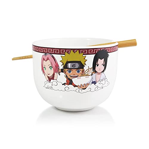 NARUTO - Bol à Ramen avec Baguette 470ml - Team Seven von Just Funky