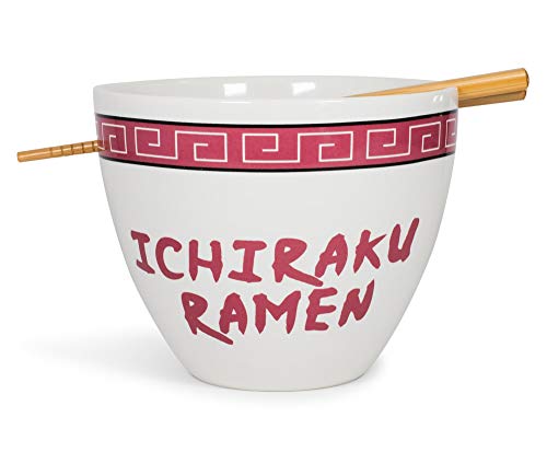 JUST FUNKY Naruto Japanisches Geschirr-Set, Ramenschüssel und Essstäbchen, 473 ml von Just Funky