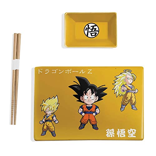 Just Funky Dragon Ball Z Chibi Styled Sushi Set mit Essstäbchen von Just Funky