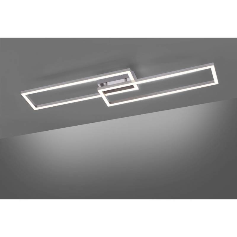Just Light. LED-Deckenleuchte Lolasmart-Maxi Stahl App-steuerbar 110,5 x 26 cm von Just Light.
