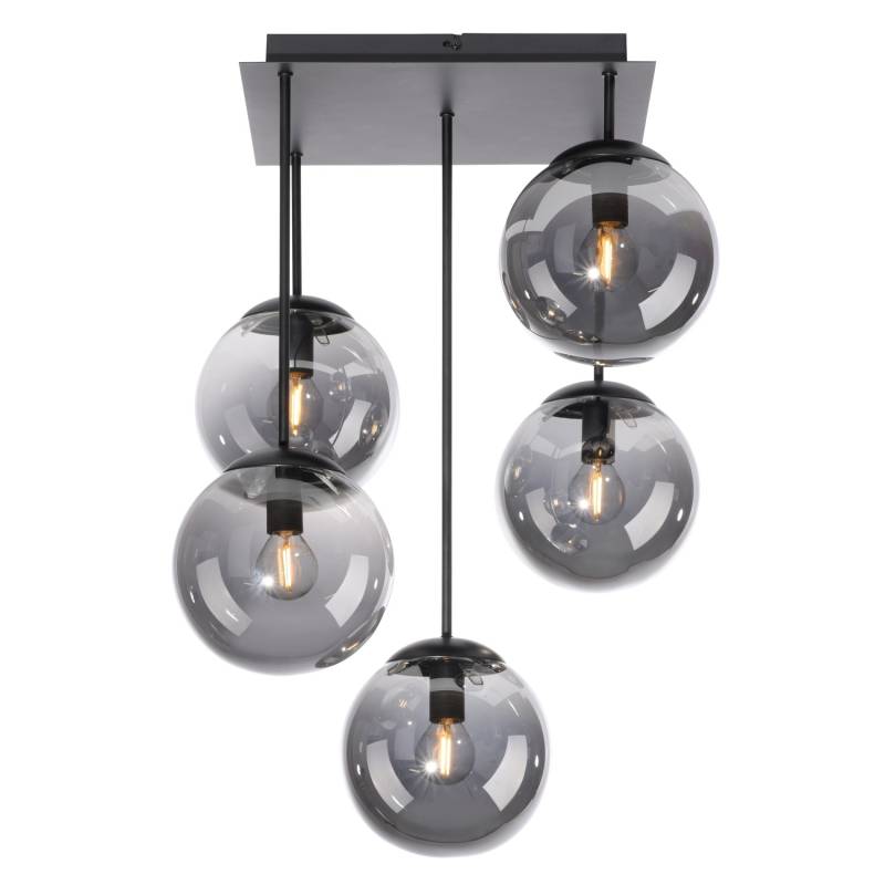 Just Light Deckenleuchte Big Widow 39 cm x 39 cm Schwarz von Just Light.