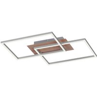Just Light Deckenleuchte PN14018-78  Iven stahlfarbig natur Aluminium Stahl Kunststoff B/H/L: ca. 42x7x50 cm von Just Light