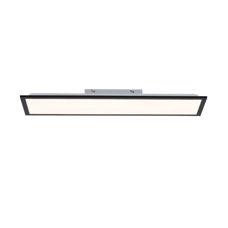 Just Light LED-Deckenleuchte 'Flat' schwarz 29,5 x 6,1 cm 1080 lm von Just Light
