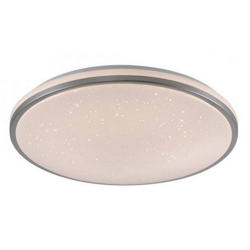 Just Light LED-Deckenleuchte 'Kyle' weiß/silber Ø 49 cm von Just Light