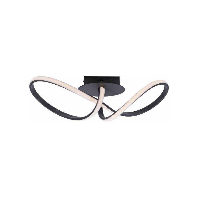 Just Light LED-Deckenleuchte 'Maria' schwarz 1050 lm 24,5 x 27 x 61 cm von Just Light