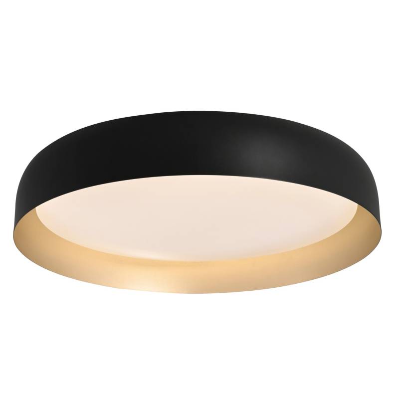 Just Light LED-Deckenleuchte Osko Ø 57 cm x 11,5 cm Schwarz von Just Light.