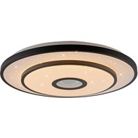 Just Light LED-Deckenleuchte schwarz H/D: ca. 7,5x50 cm von Just Light