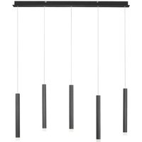 Just Light LED-Pendelleuchte BRUNO 15205-18 schwarz Eisen Aluminium B/H/T: ca. 100x120x8 cm 5.0 Brennstellen Just Light LED-Pendelleuchte BRUNO 15205-18 schwarz Eisen Aluminium B/H/T: ca. 100x120x8 cm 5.0 Brennstellen von Just Light